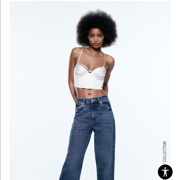 Satin effect corset top BNWT - Picture 2 of 2